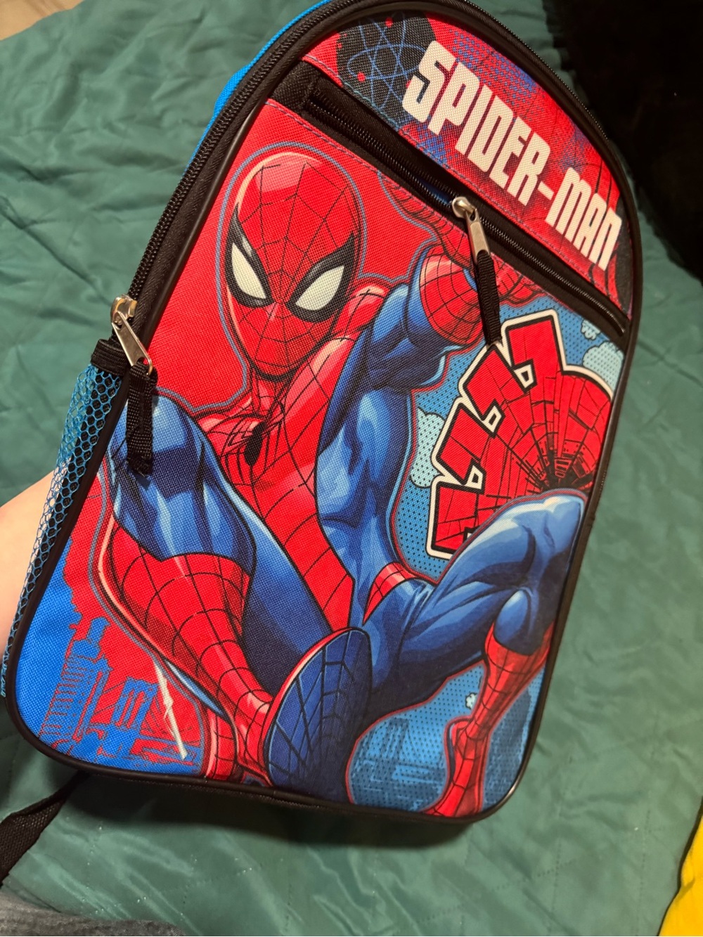 Spiderman Red and Blue Graphic Backpack for kids back to school